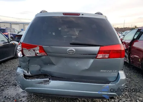 2004 Toyota Sienna Le from USA, damaged, VIN 5TDBA23CX4S026339